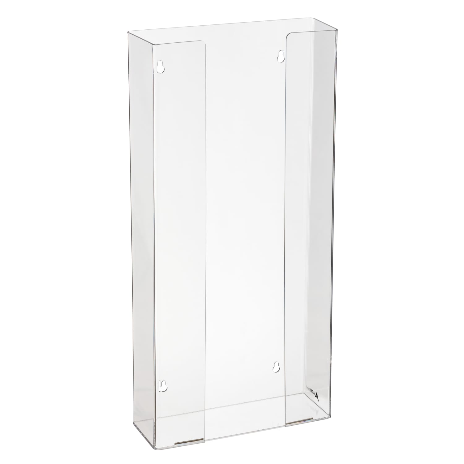 Alpine AdirMed Quad Box Capacity Acrylic Glove Dispensers, 21-1/8inH x 10-1/4inW x 3-1/2inD, Clear, Pack Of 2 Dispensers - Image 3