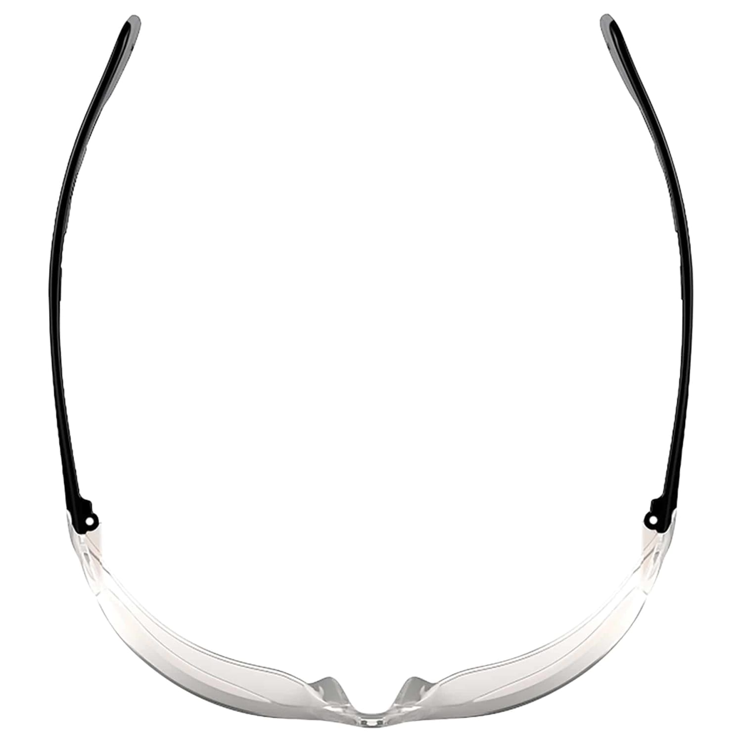 Ergodyne Skullerz VALI Frameless Safety Glasses, One Size, Matte Black Frames, Anti-Fog Clear Lens - Image 3