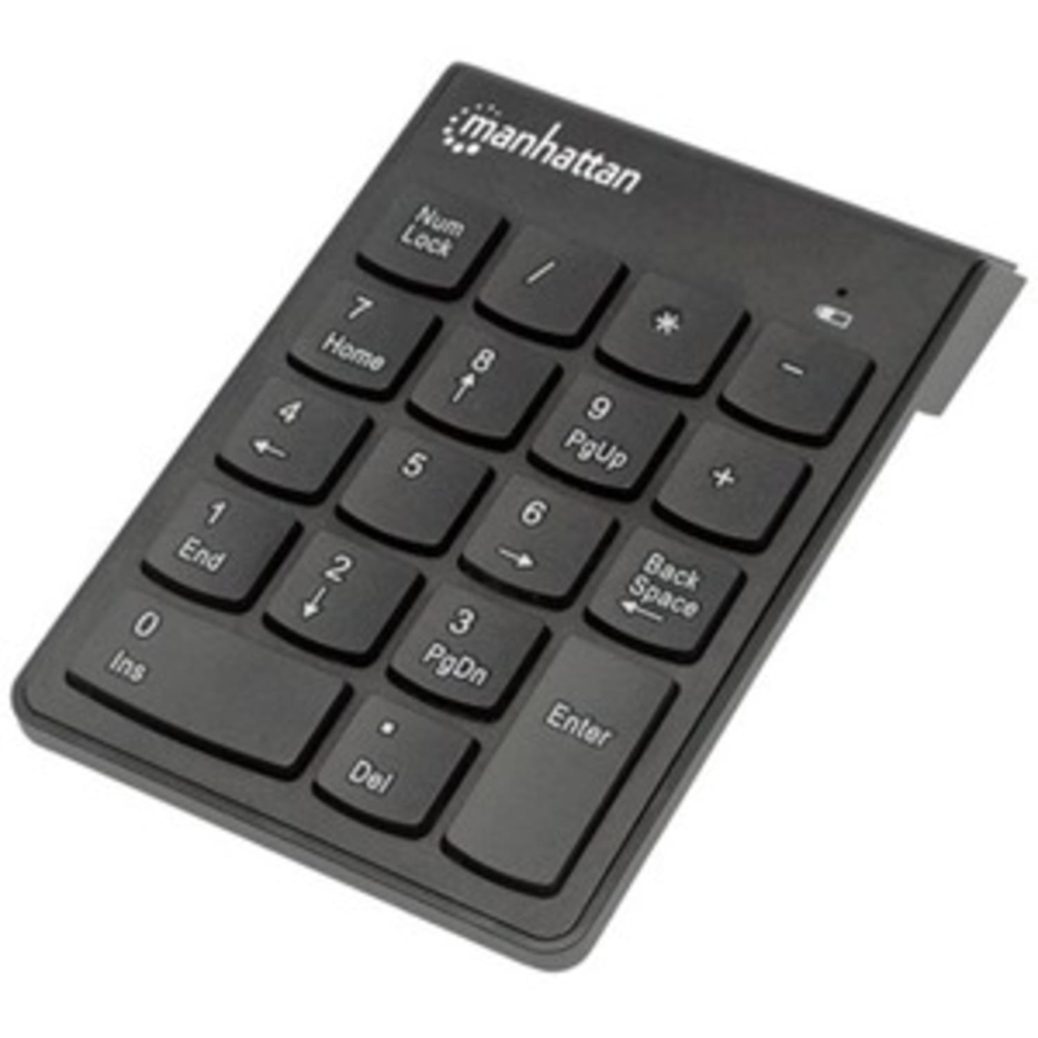 Manhattan 18-Key Numeric Wireless Keypad, Black, 178846