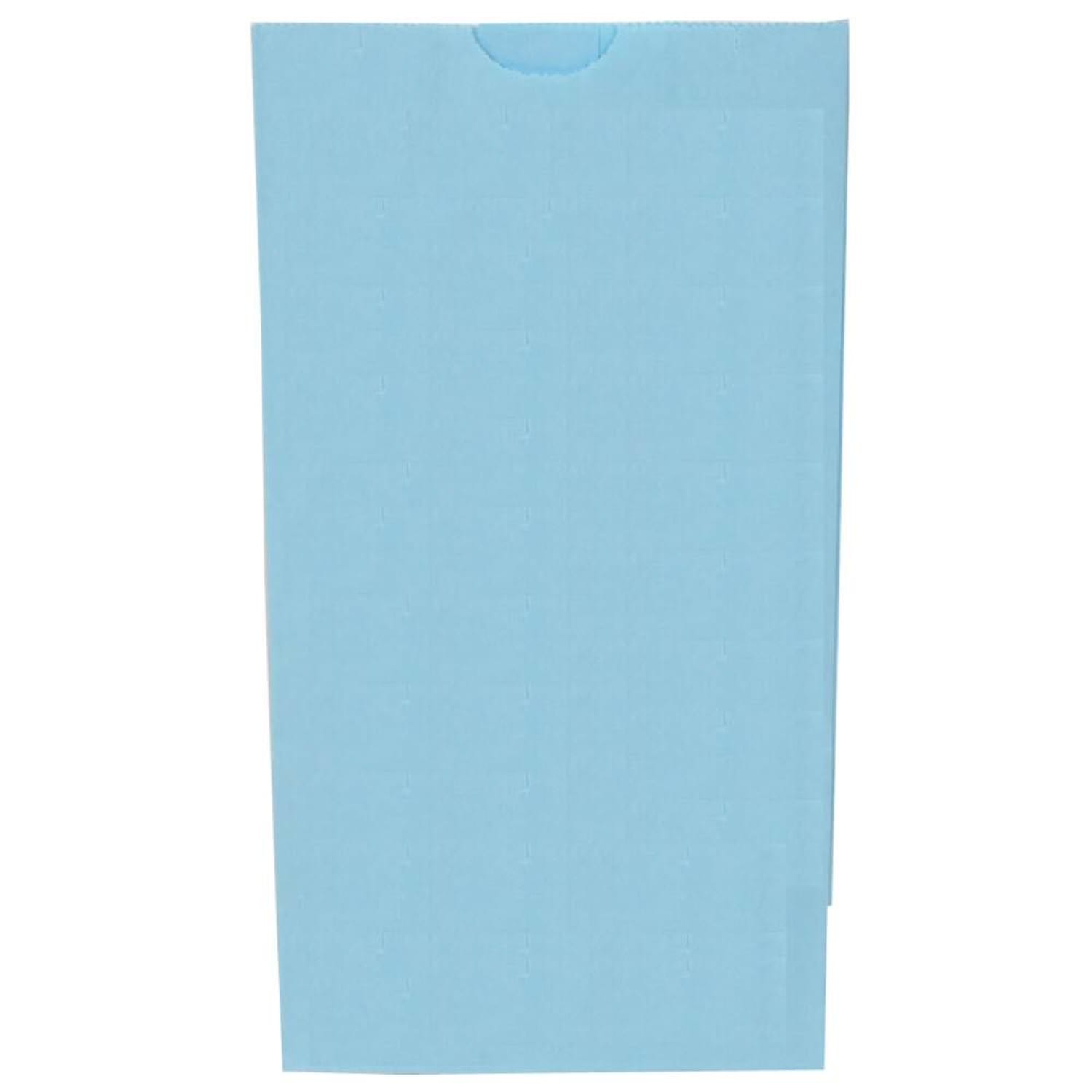 JAM Paper Small Kraft Lunch Bags, 8inH x 4-1/8inW x 2-1/4in, Baby Blue, Pack Of 500 Bags - Image 3