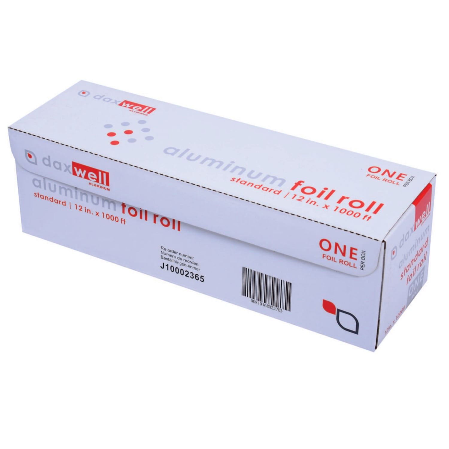 Standard Weight Foil Wrap Roll, 12in x 1,000ft - Image 3