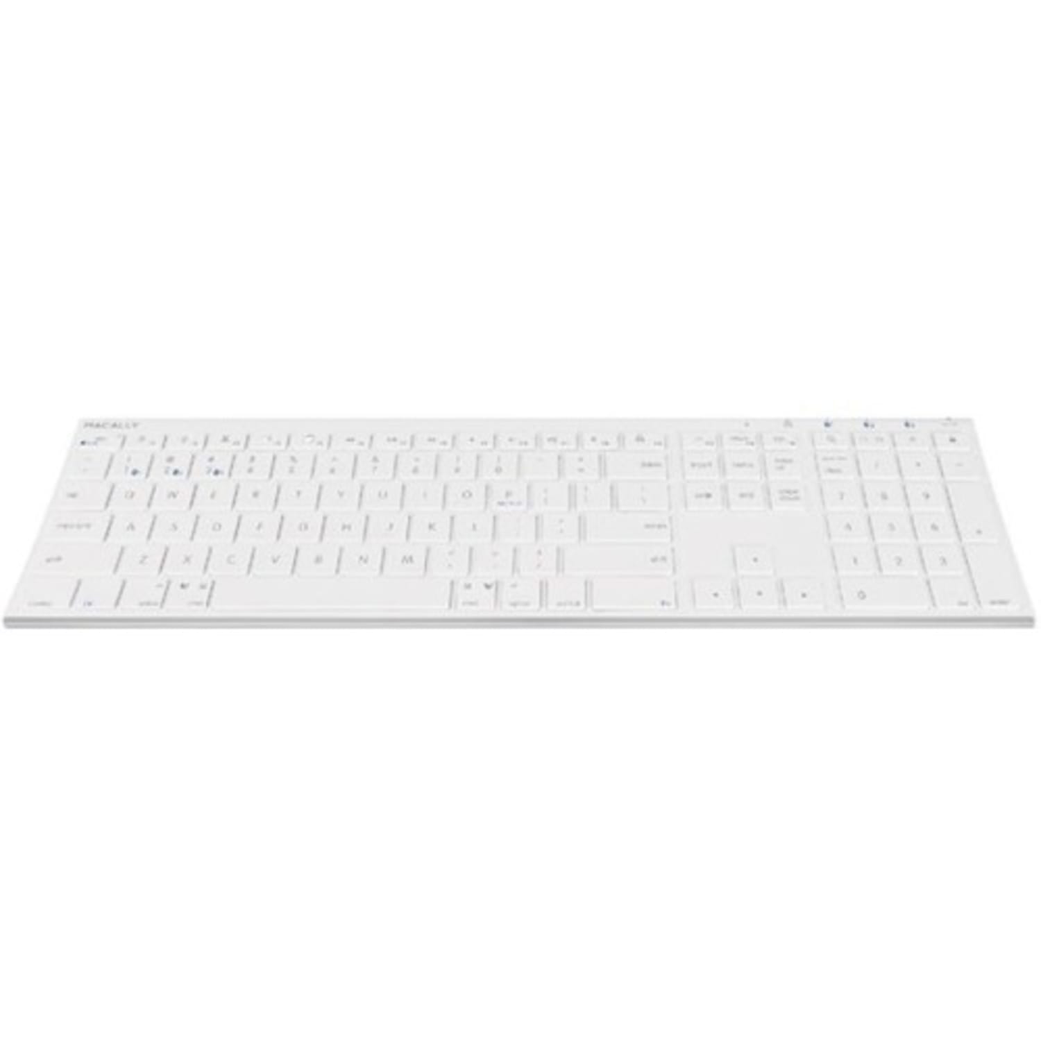 Macally Quick Switch Bluetooth Keyboard for Three Devices - Wireless Connectivity - Bluetooth - 110 Key(s) - ACEBTKEY - Image 3