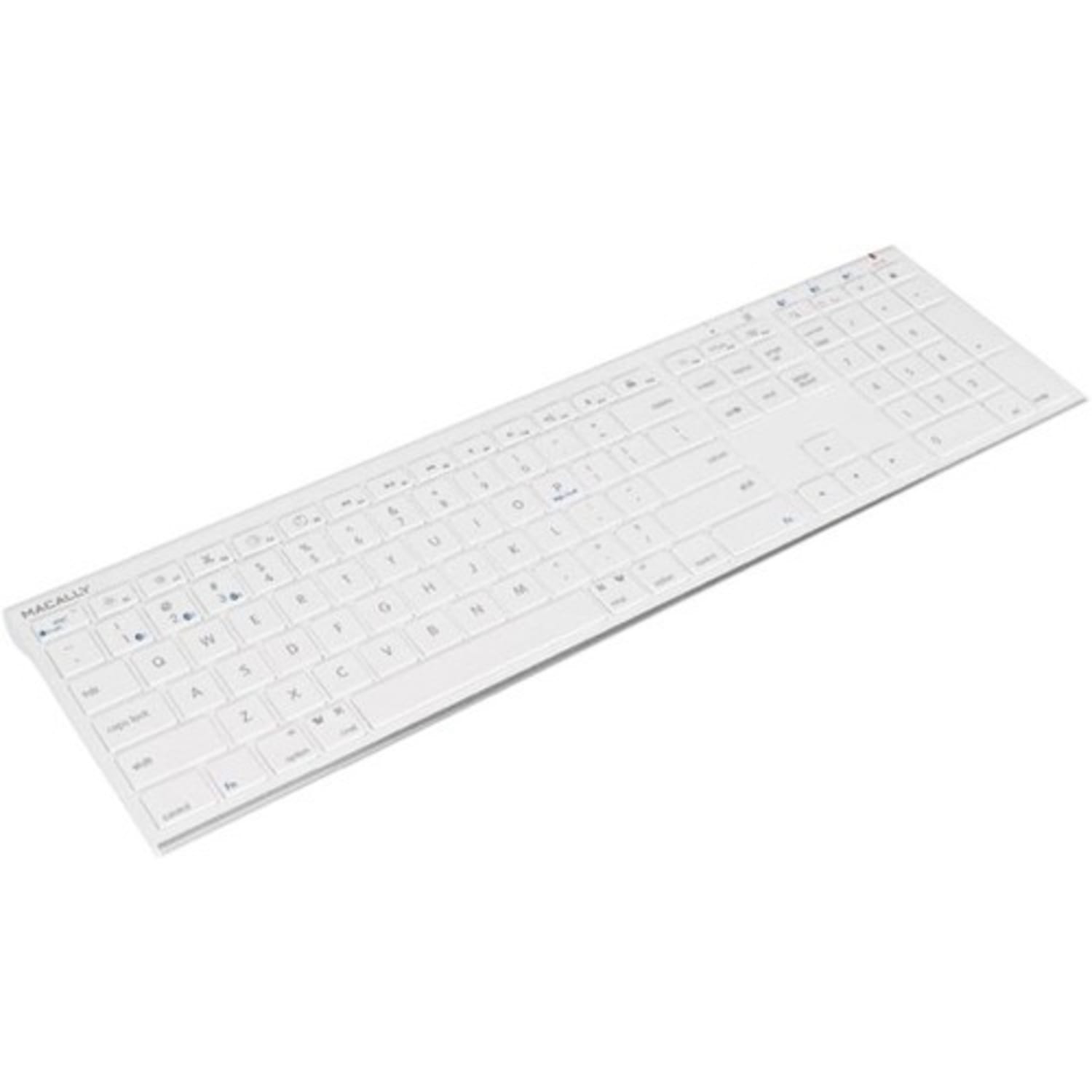 Macally Quick Switch Bluetooth Keyboard for Three Devices - Wireless Connectivity - Bluetooth - 110 Key(s) - ACEBTKEY - Image 4