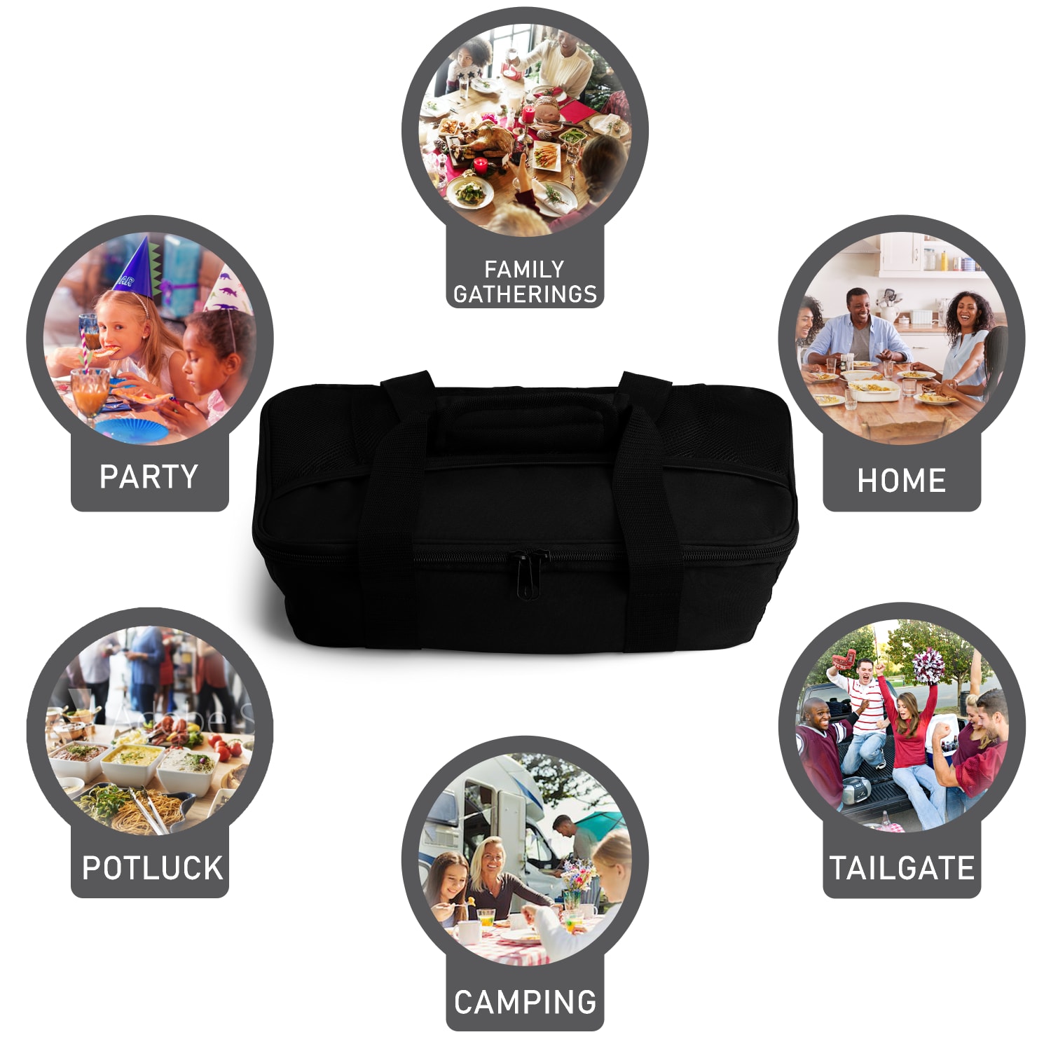 HOTLOGIC Portable Casserole Max Oven, Black - Image 3