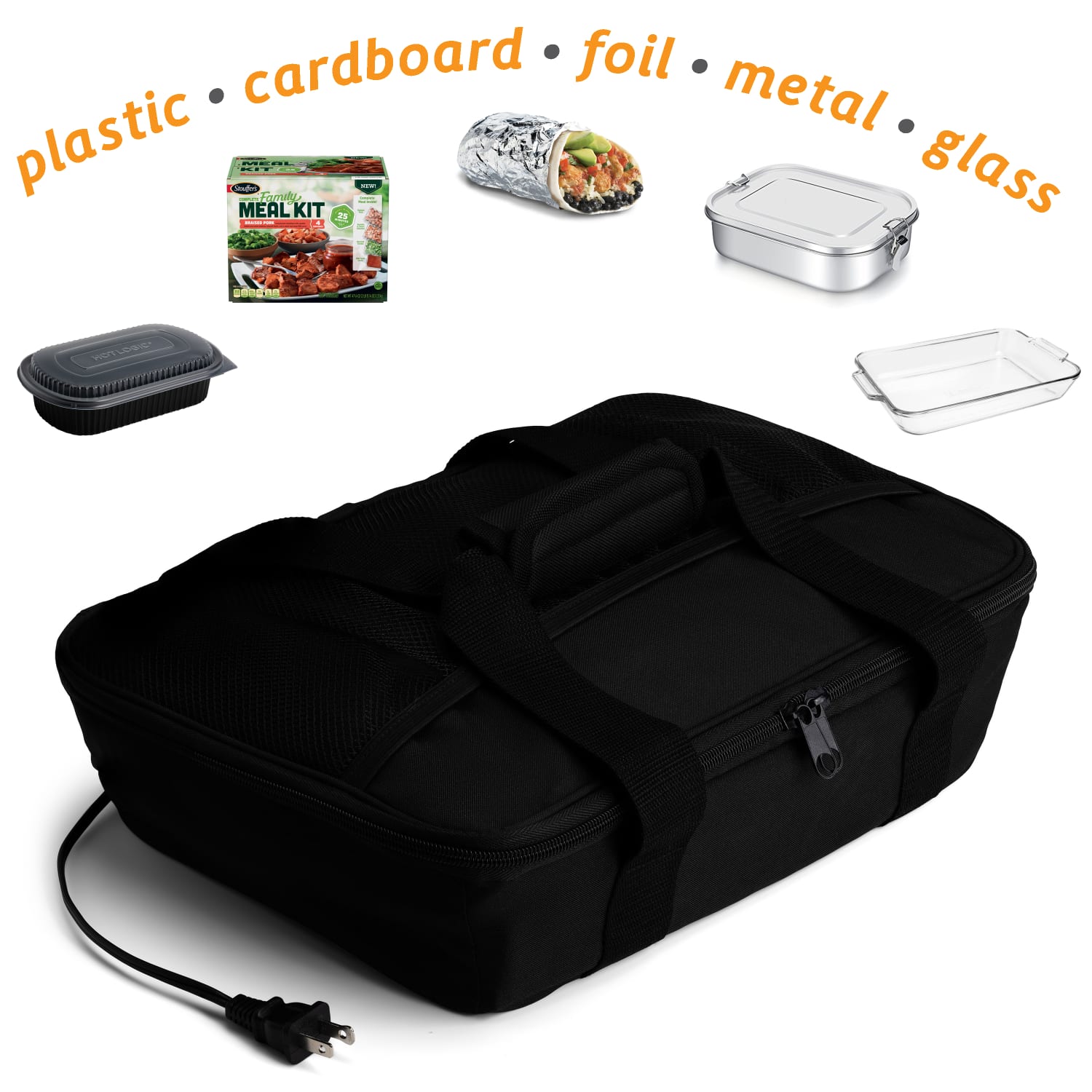 HOTLOGIC Portable Casserole Max Oven, Black - Image 5