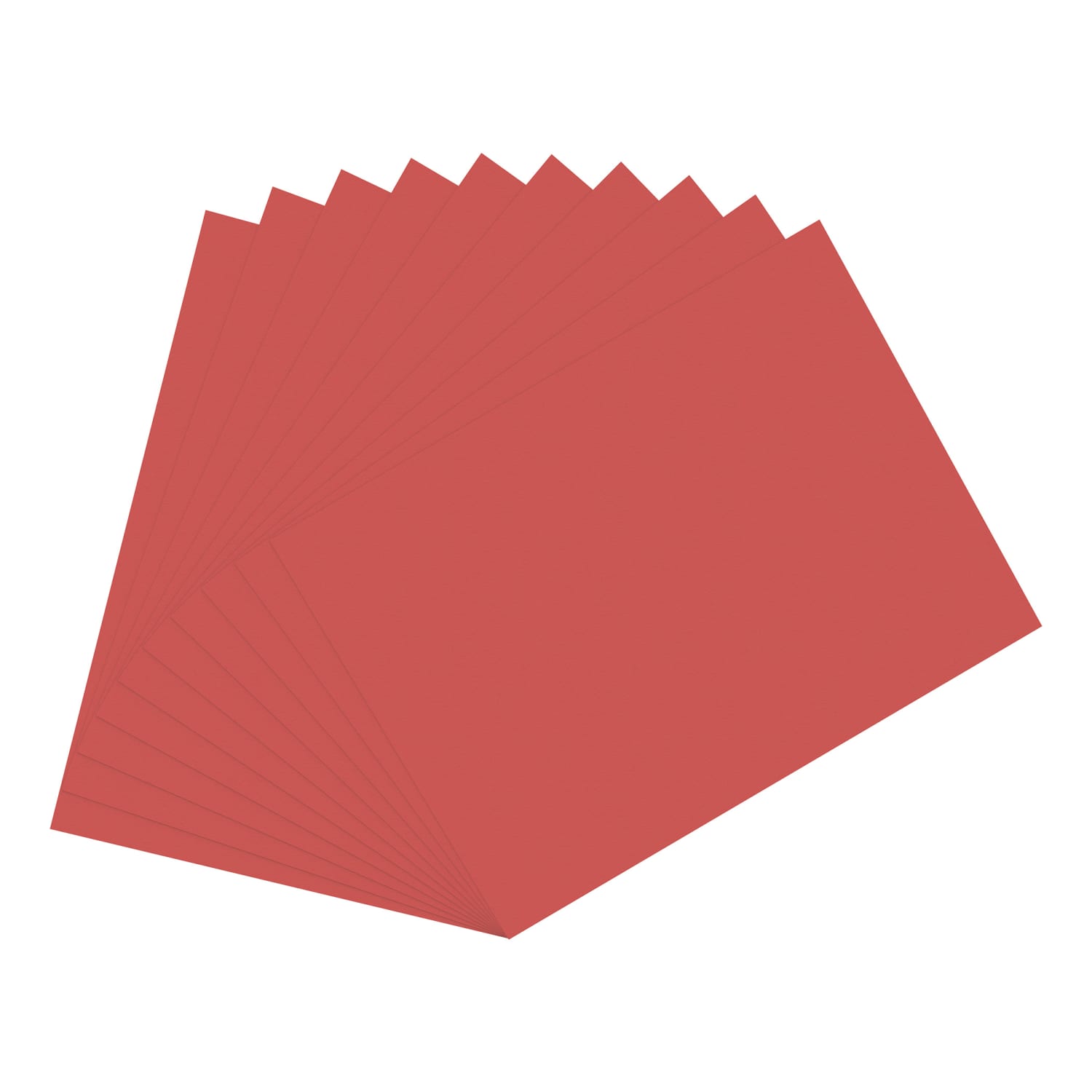 Office Depot Brand Construction Paper, 9in x 12in, 100% Recycled, Red, Pack Of 50 Sheets - Image 3