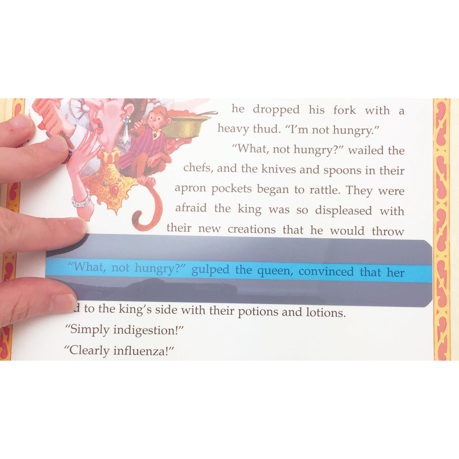 Ashley Sentence Strip Reading Guides, 1-1/4in x 7-1/4in, Medium Blue, Pack Of 24 Guides - Image 4