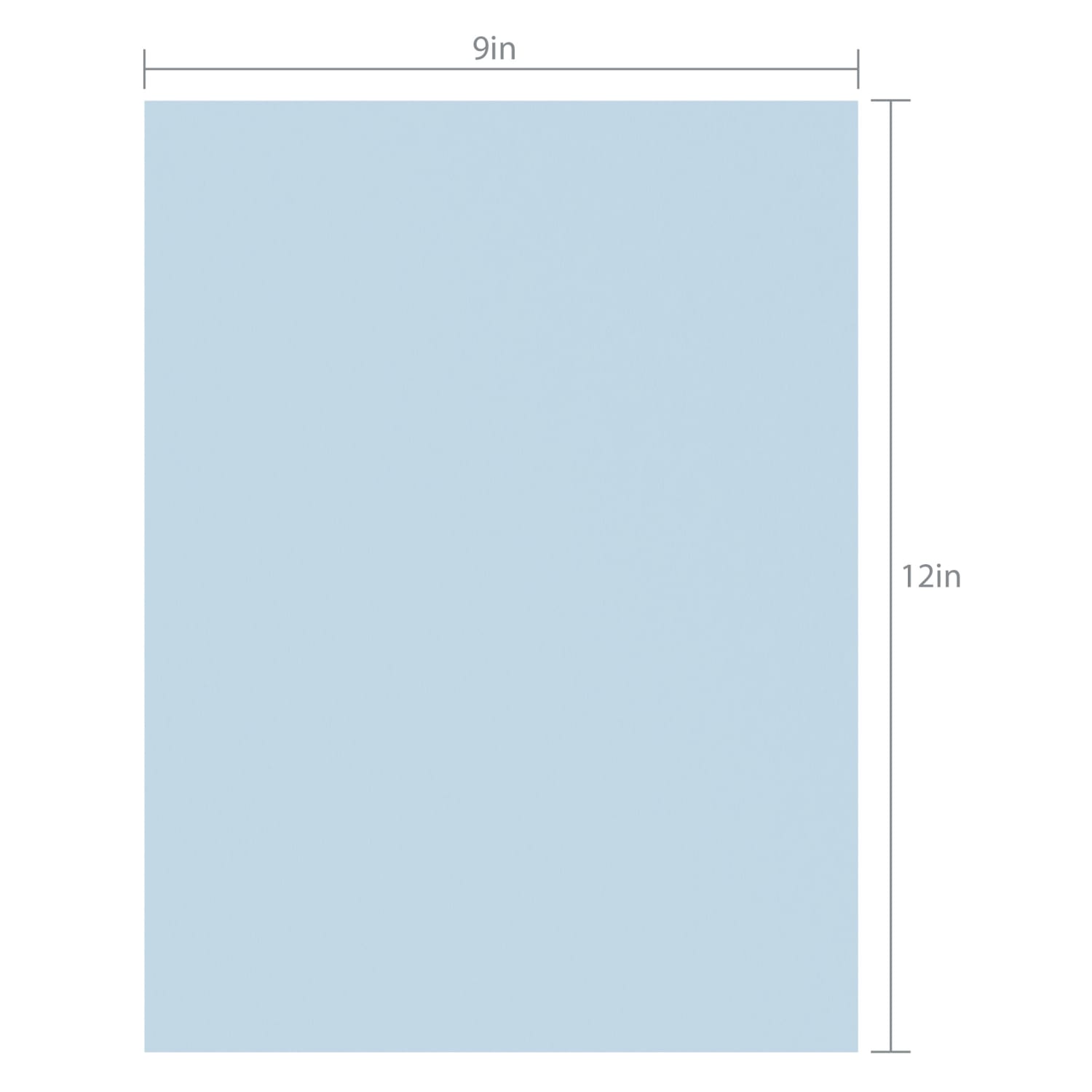Office Depot Brand Construction Paper, 9in x 12in, 100% Recycled, Light Blue, Pack Of 50 Sheets - Image 4