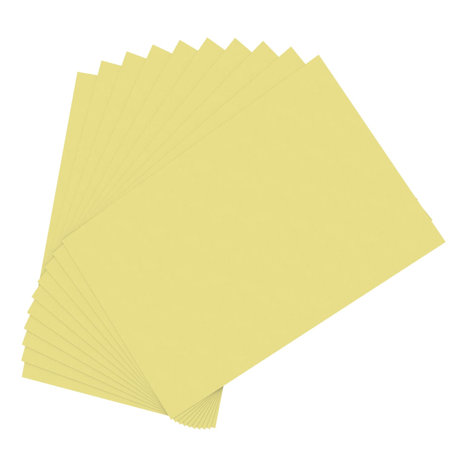 Office Depot Brand Construction Paper, 12in x 18in, 100% Recycled, Yellow, Pack Of 50 Sheets - Image 3