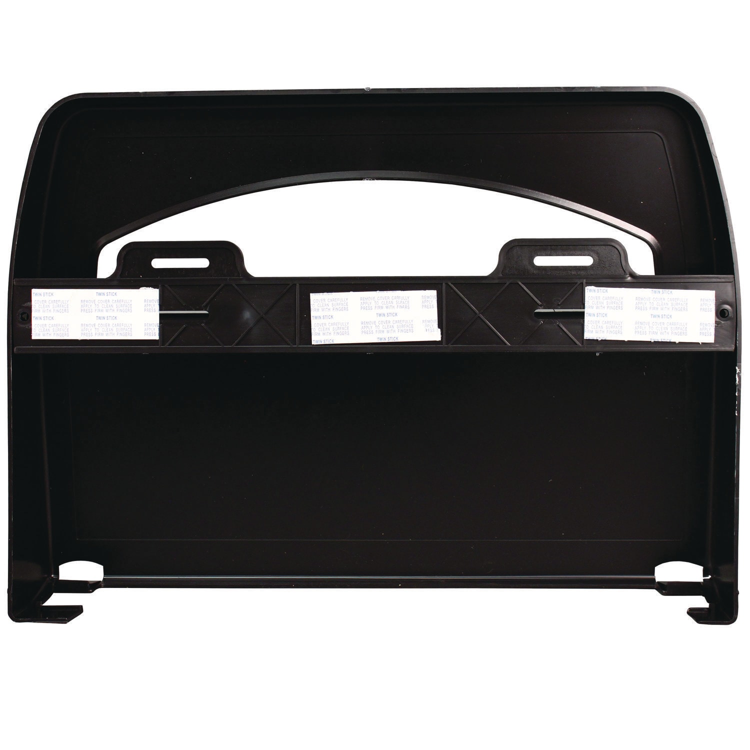 Impact Toilet Seat Cover Dispenser, 16.4 x 3.05 x 11.9, Black, 2/Carton - Image 3
