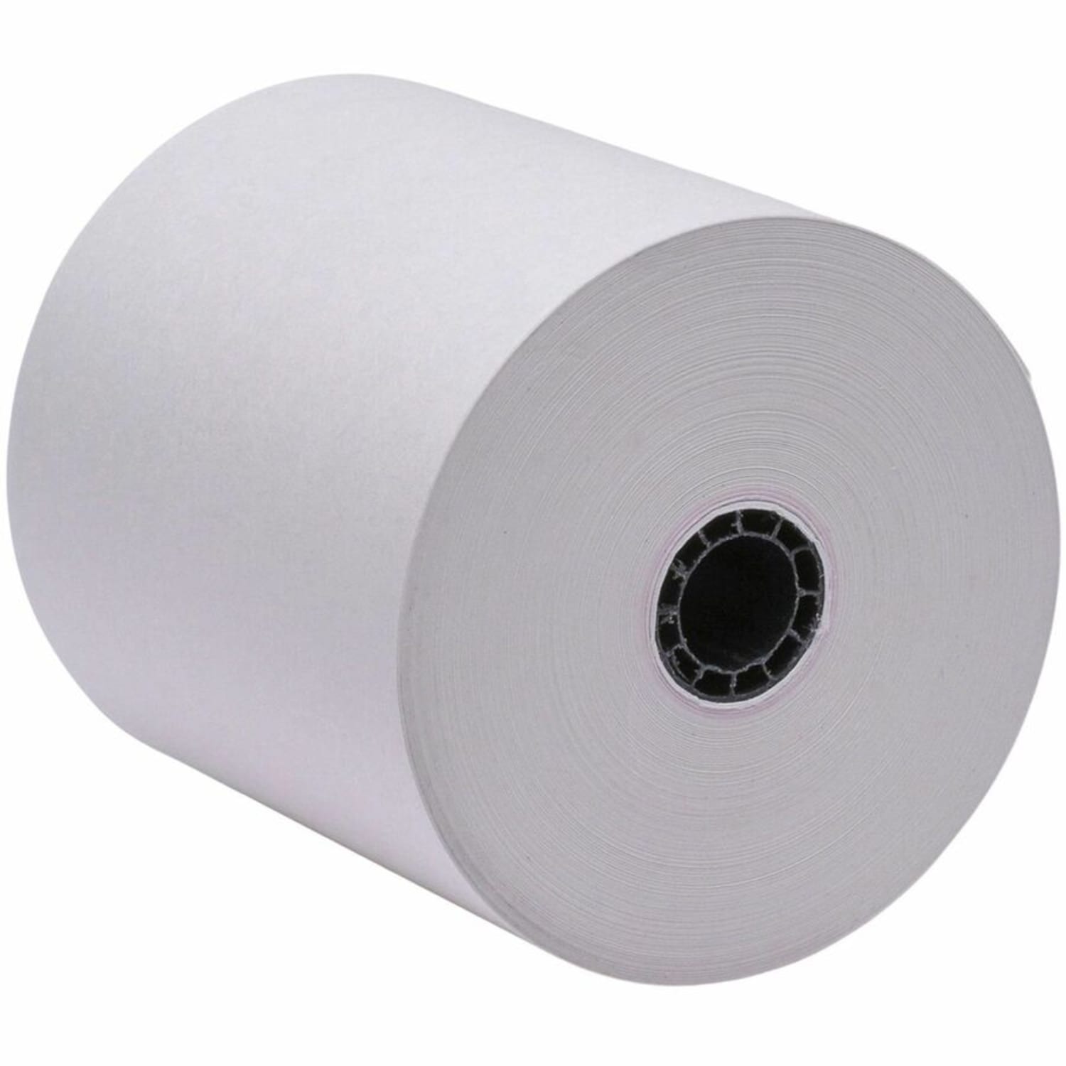 ICONEX 1-ply Blended Bond Paper Roll - 3in x 165 ft - White - 50 / Carton - Image 3