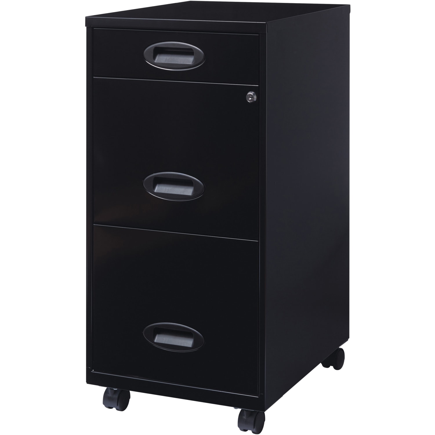 LYS SOHO File Cabinet - 14.3inx18inx29.5in - 3x Drawer(s) - VF318EMBK - Image 5