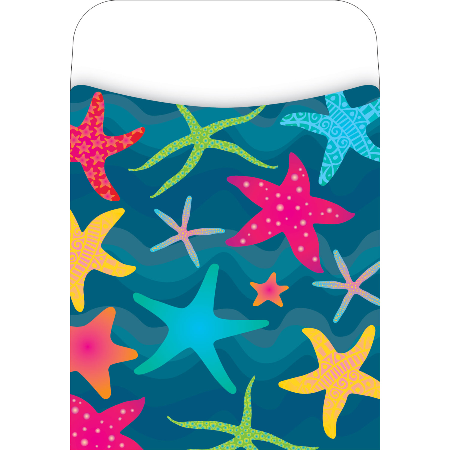 Barker Creek Peel & Stick Library Pockets, 3-1/2in x 5-1/8in, Kai Ola, Pack Of 30 Pockets - Image 5