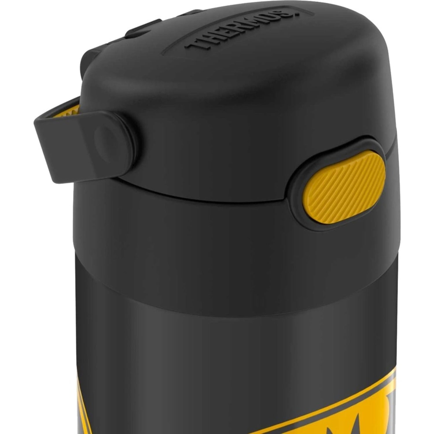 Thermos FUNtainer Water Bottle 12oz Batman - 12 fl oz - Yellow, Black - Stainless Steel, Silicone - Image 5