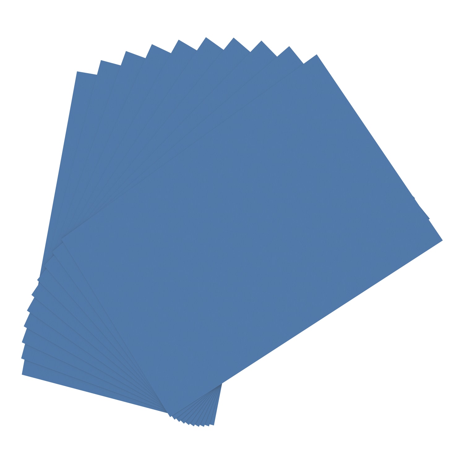 Office Depot Brand Construction Paper, 12in x 18in, 100% Recycled, Bright Blue, Pack Of 50 Sheets - Image 3