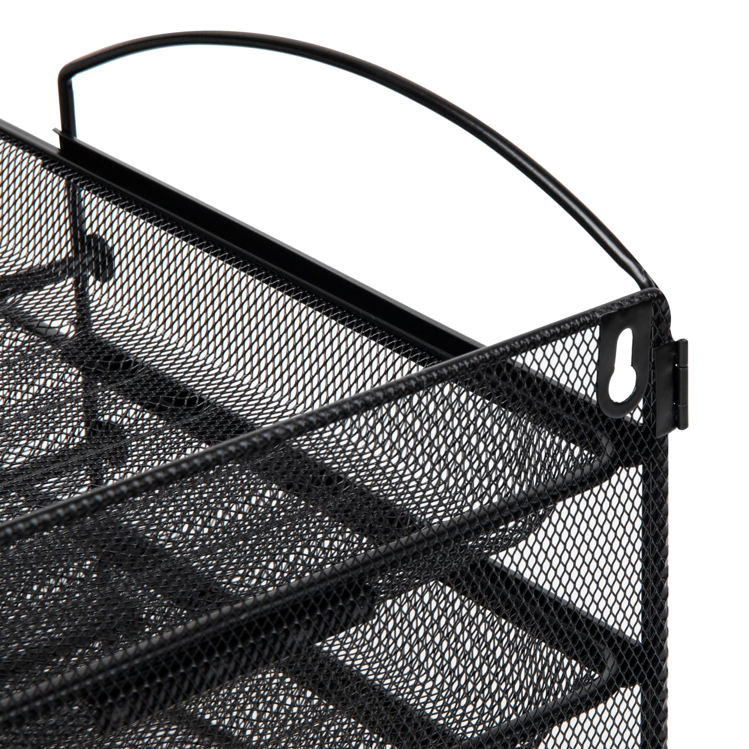 Mind Reader Wall Mountable 4-Tier Paper Tray Desktop Organizer, 11-1/2inH x 14-1/4inW x 11-1/2inD, Black - Image 6