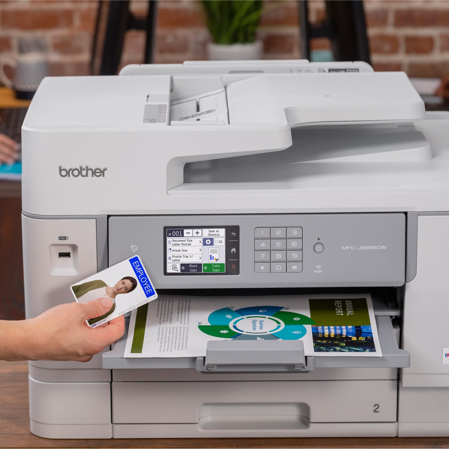 Brother MFC-J6955DW Wireless All-In-One Color Inkjet Printer - Image 5