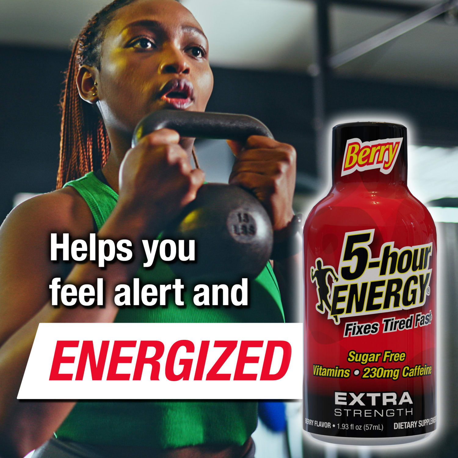 5-Hour Energy Extra-Strength Berry, 1.93 Oz, 12 Bottled Per Pack, Box Of 2 Packs - Image 4