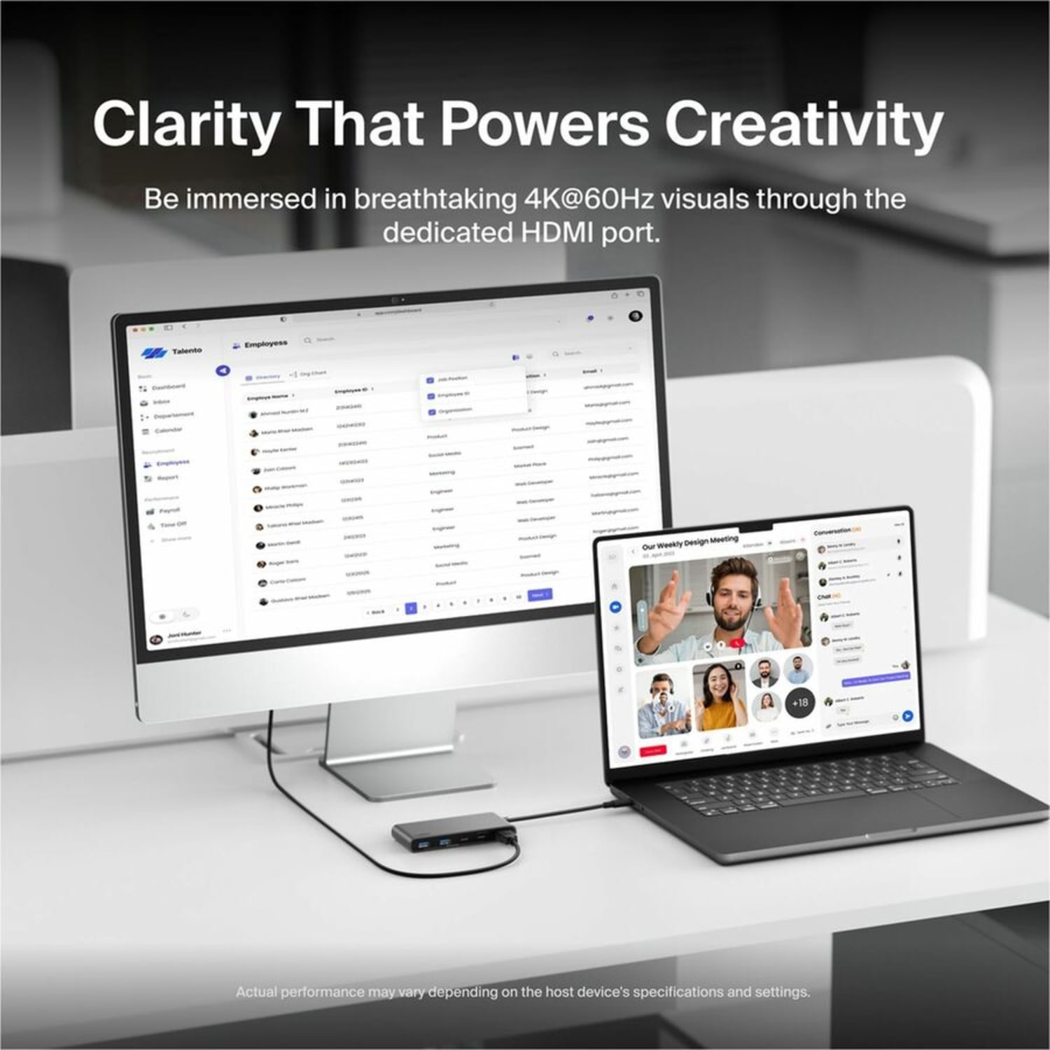Belkin 7-Port USB-C Hub, USB-C to, 2xUSB-A, 2xUSB-C, 1x4K HDMI, 1xSD + 1xMicroSD Reader, Black, AVC023FQSGY - Image 5