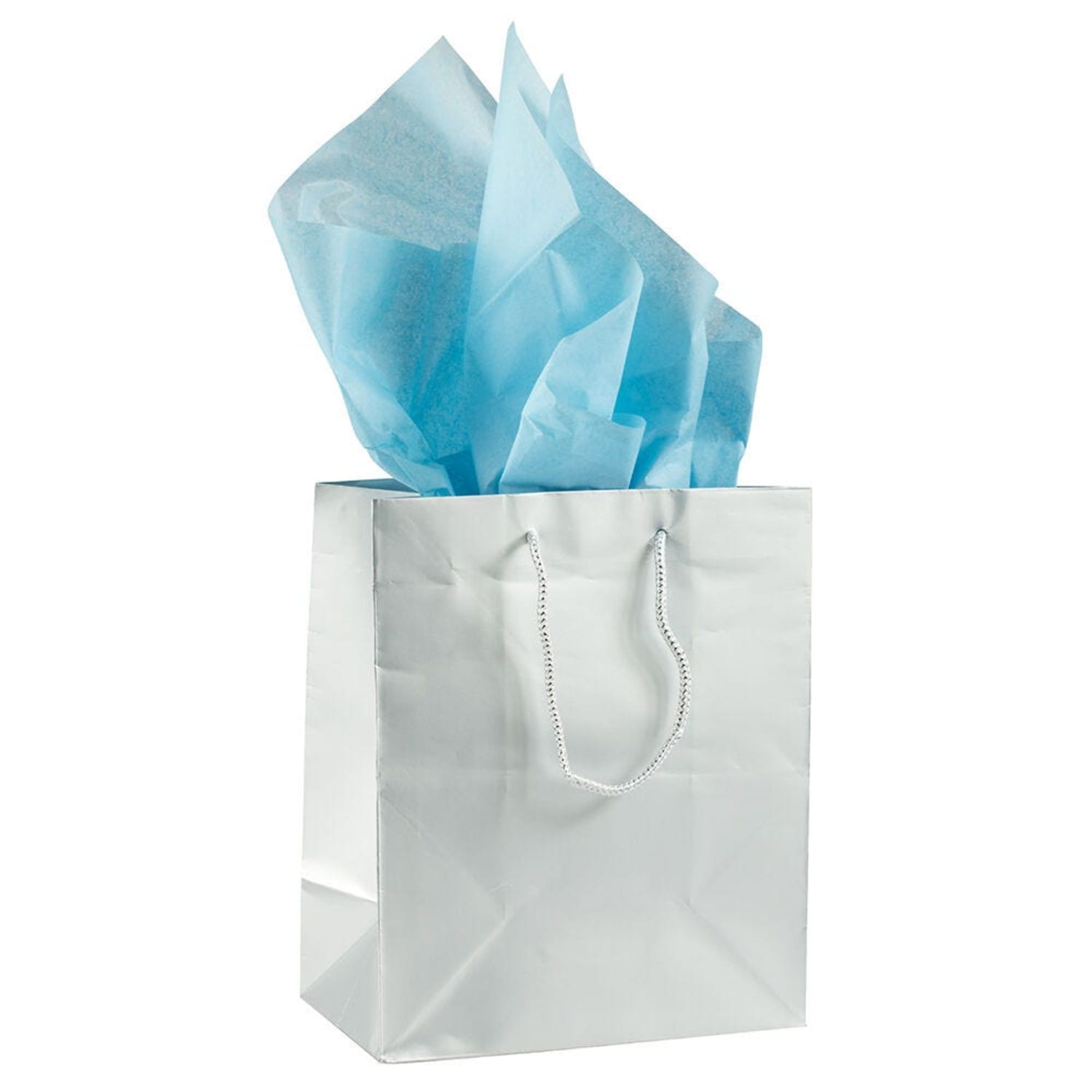JAM Paper Tissue Paper, 26inH x 20inW x 1/8inD, Bright Blue, Pack Of 10 Sheets - Image 4