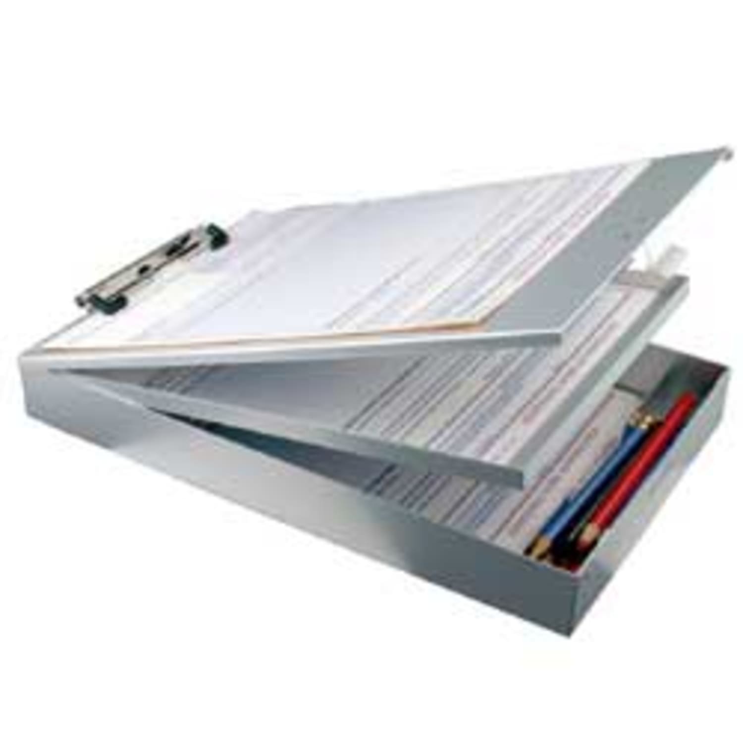 Saunders Cruiser-Mate II Storage Clipboard - 8 19/64in x 11 45/64in Sheet Size - Aluminum - Gray - 1 Each - Image 5