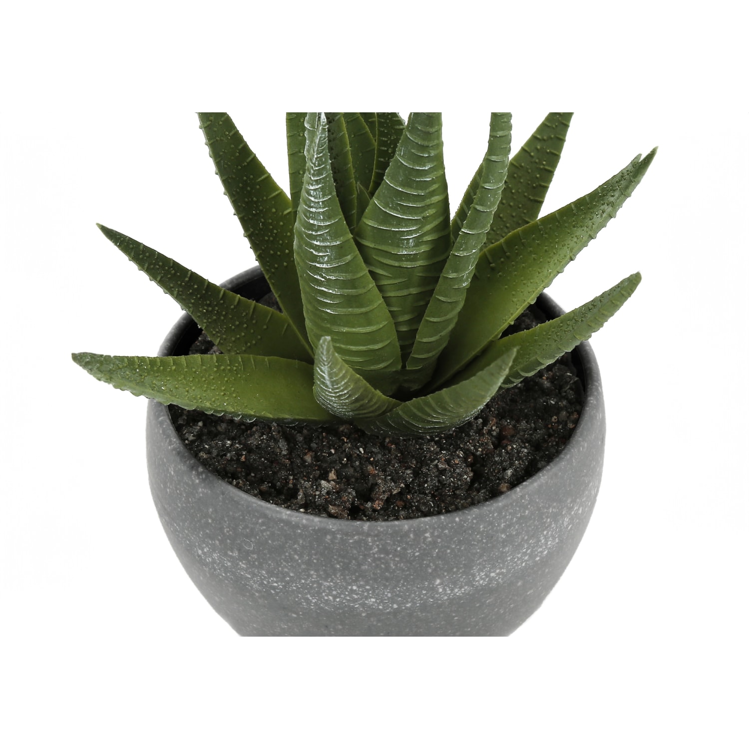 Monarch Specialties Tailor 5-3/4inH Artificial Plants With Pots, 5-3/4inH x 4inW x 4-1/2inD, Green, Set Of 3 Plants - Image 4