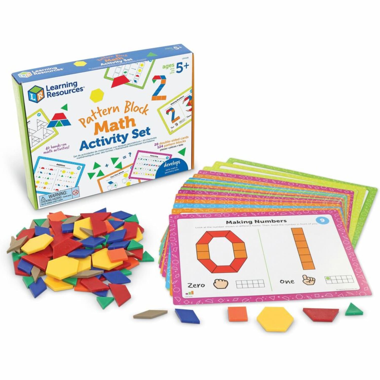 Learning Resources Pattern Block Math Activity Set - Image 3