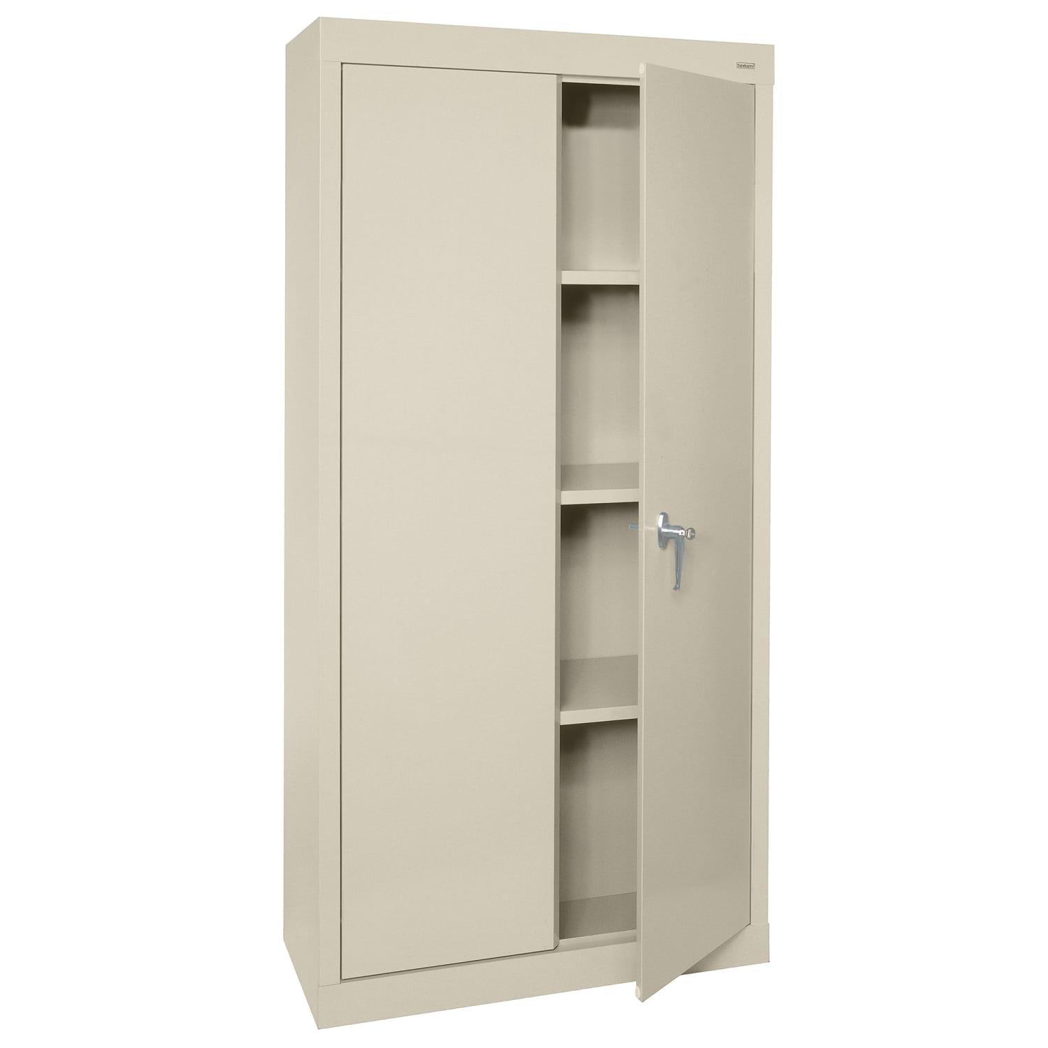 Sandusky Value Series 30inW Light Duty Storage Cabinet, 30in x 18in x 72in, Putty