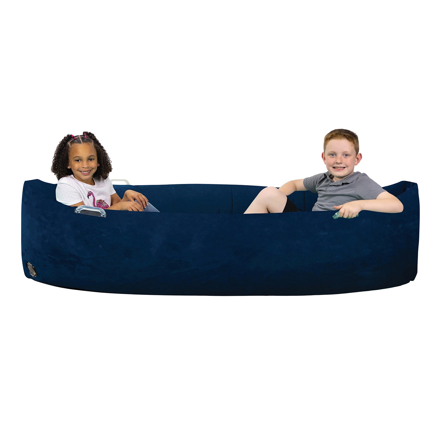 Bouncyband Comfy Hugging Peapod PVC Sensory Pod, 17in x 80in, Blue - Image 3