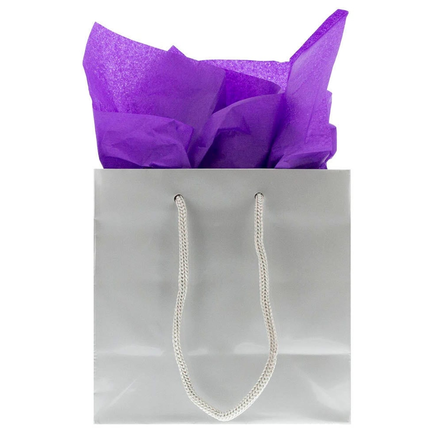 JAM Paper Tissue Paper, 26inH x 20inW x 1/8inD, Purple, Pack Of 10 Sheets - Image 4