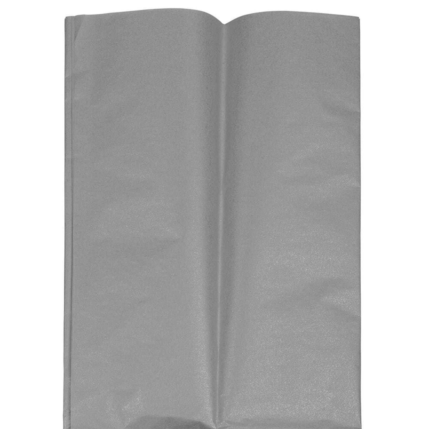 JAM Paper Tissue Paper, 26inH x 20inW x 1/8inD, Silver, Pack Of 10 Sheets - Image 4