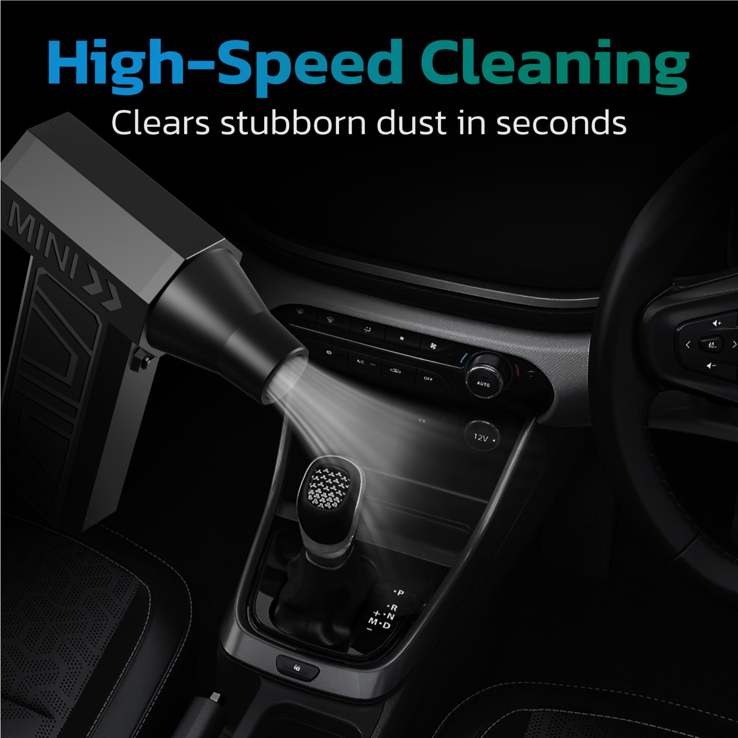 Purely D40 Portable Wireless Air Duster, Black, Total Qty 1 - Image 5