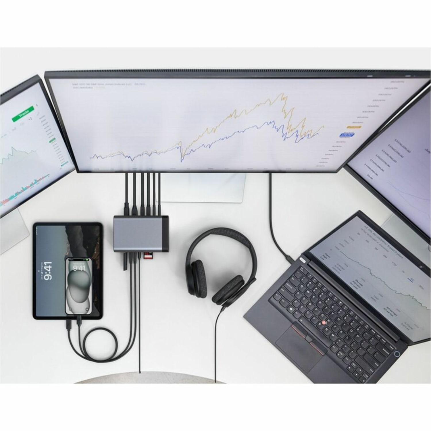 Belkin 11-in-1 Triple Display USB-C Docking Station, 10 Gbps, Grey, INC020TTSGY - Image 6