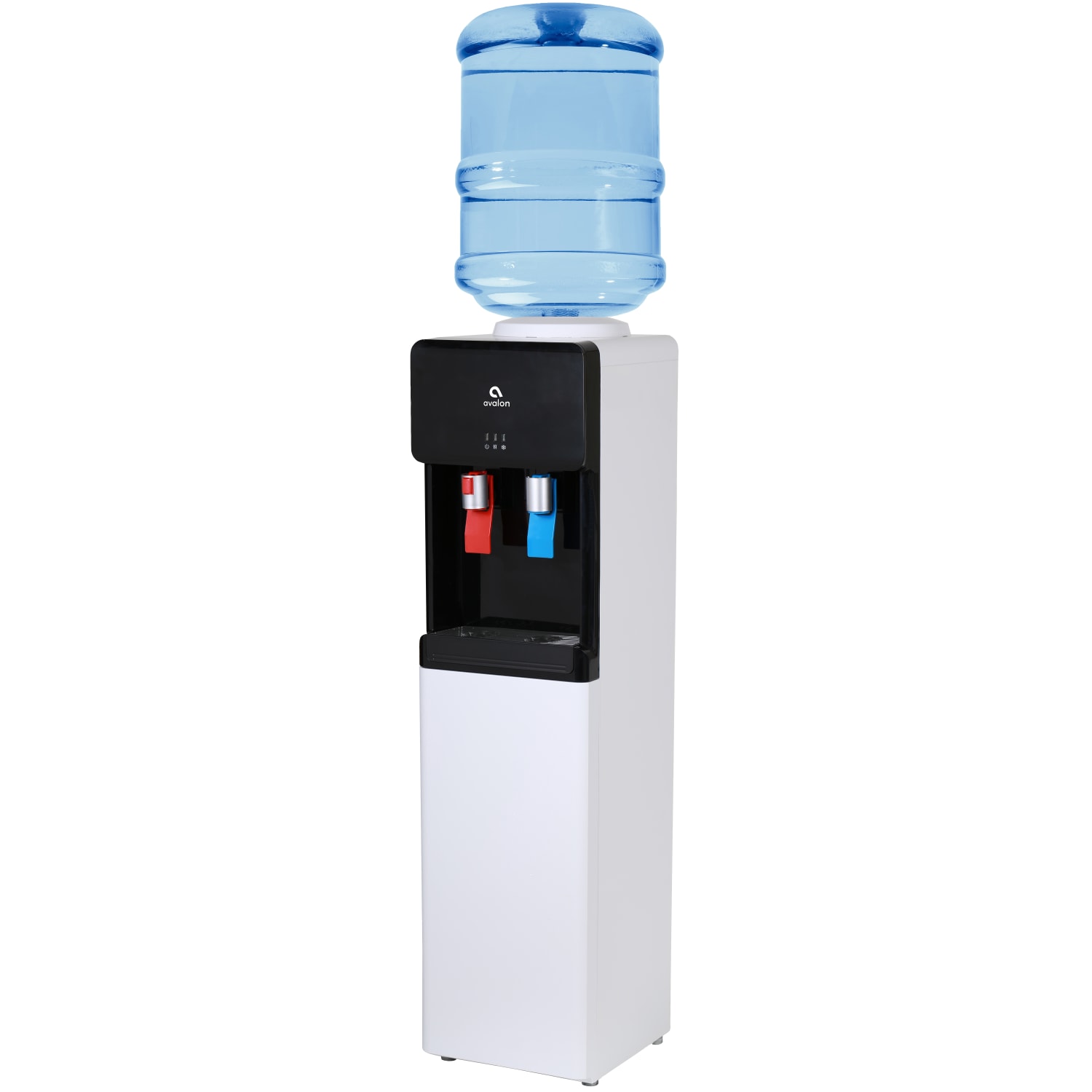 Avalon WATERCOOLER Top Loading Slim Cooler Dispenser, A2, Hot & Cold Water, Child Safety Lock, Holds 3 or 5 Gallon Bottles, Black/White - Image 3