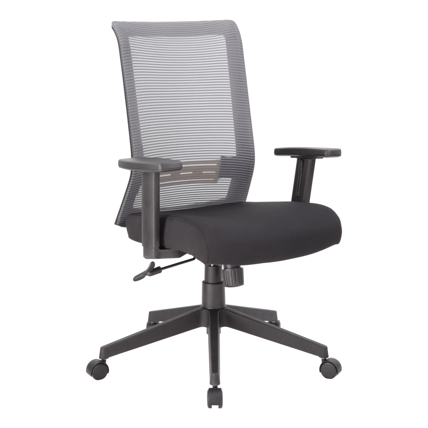 Boss Office Products Horizontal Mesh Back Task Chair, Gray/Black