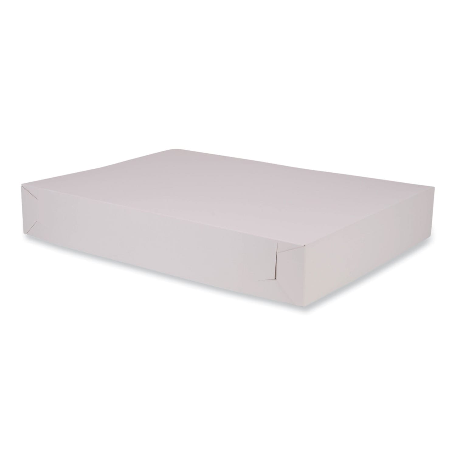 SCT Paper Bakery Boxes, 4inH x 26inW x 18-1/2inD, White, Carton Of 50 Boxes - Image 5