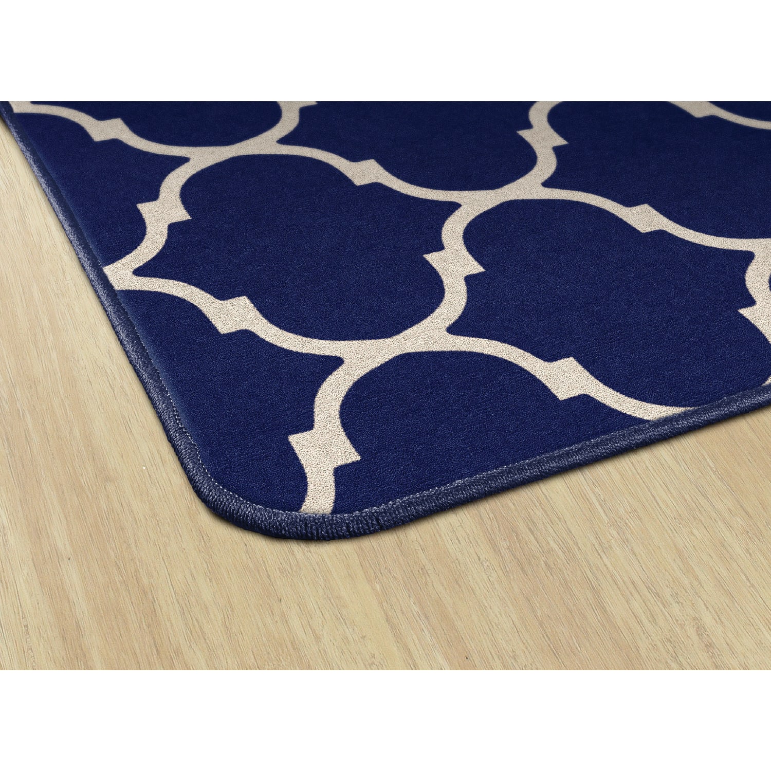 Flagship Carpets Moroccan Trellis Rectangular Rug, 48in x 72in, Blue - Image 4