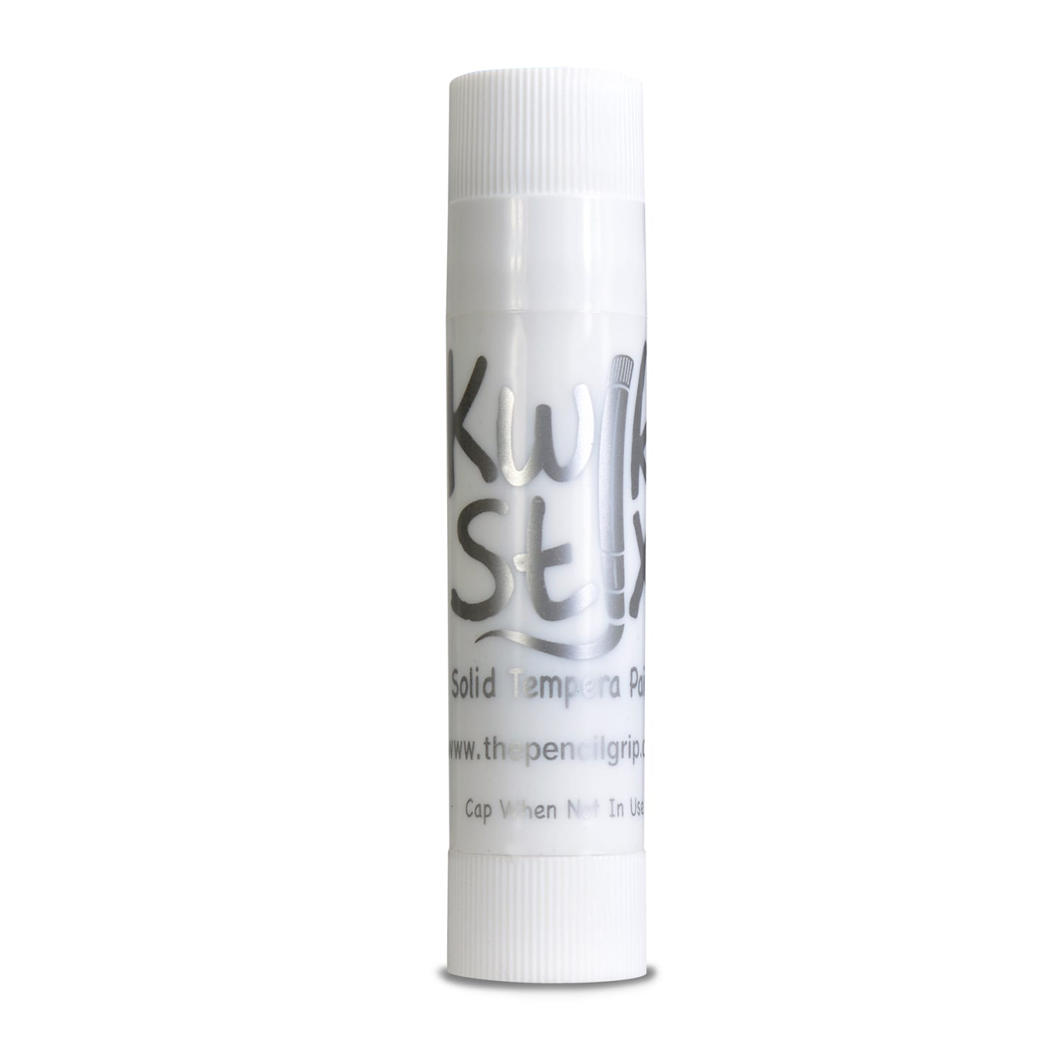 The Pencil Grip Kwik Stix Solid Tempera Paint Sticks, White, 12 Sticks Per Pack, Set Of 2 Packs - Image 5