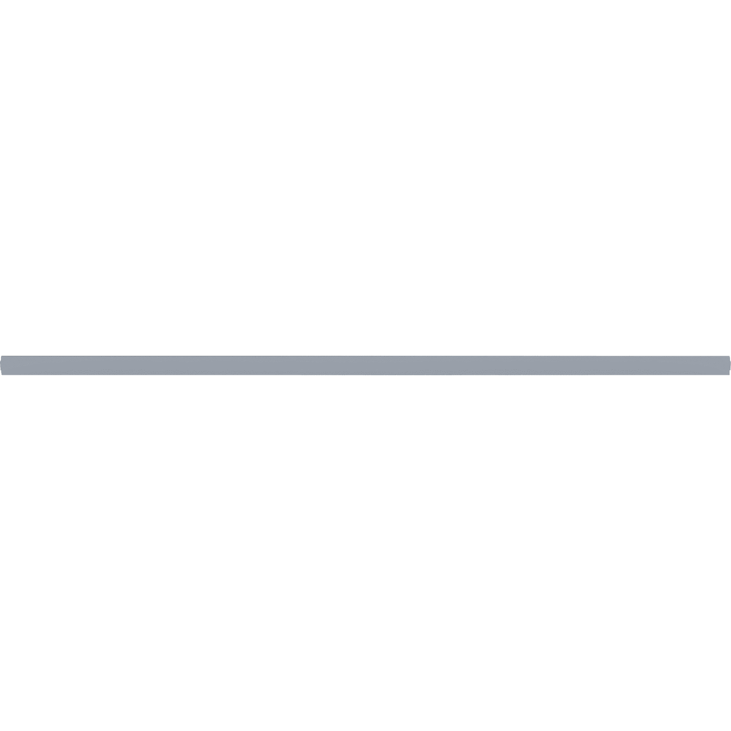 Lorell Double-wide Horizontal Panel Strip for Adaptable Panel System, 67inW x 0.50inD x 1.80inH, Aluminum, Silver - Image 3