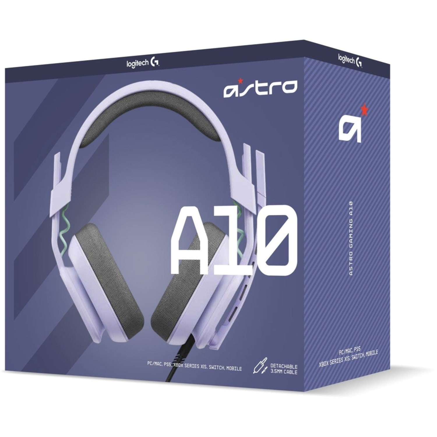 Astro A10 Headset - Stereo - Mini-phone (3.5mm) - Wired - 32 Ohm - 20 Hz to 20 kHz - Over-the-ear - Binaural - 939002076 - Image 4