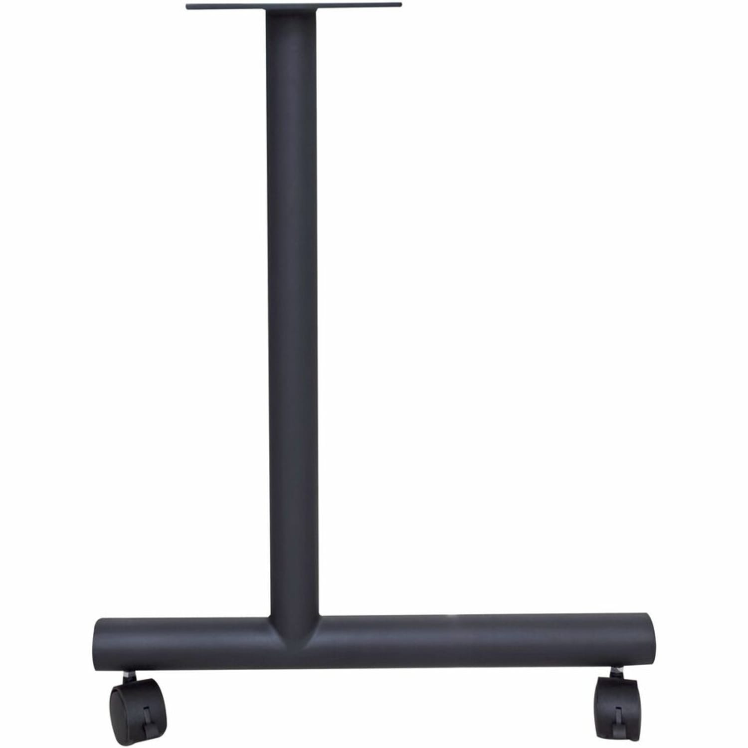 Lorell Invent Training Table Components - Black C-leg Base - 2 Legs - 28.50in Height x 5in Width x 22in Depth - Training - Assembly Required - 2 / Set - Image 5