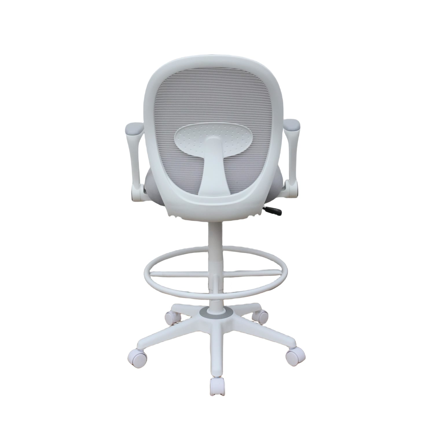 Boss Office Products Mesh Flip Arm Stool GrayWhite PopularChairscom Boss Office Products Mesh Flip Arm Stool GrayWhite PopularChairscom