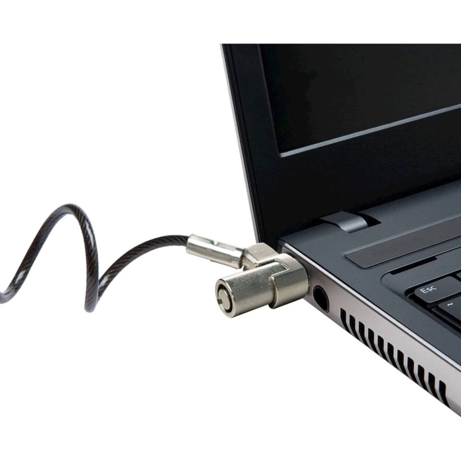 CTA Digital Steel Security K-Slot Cable Lock - 6.67 ft Cable - Keyed Lock - Silver - Galvanized Steel - For Notebook, Desktop Computer - Image 5