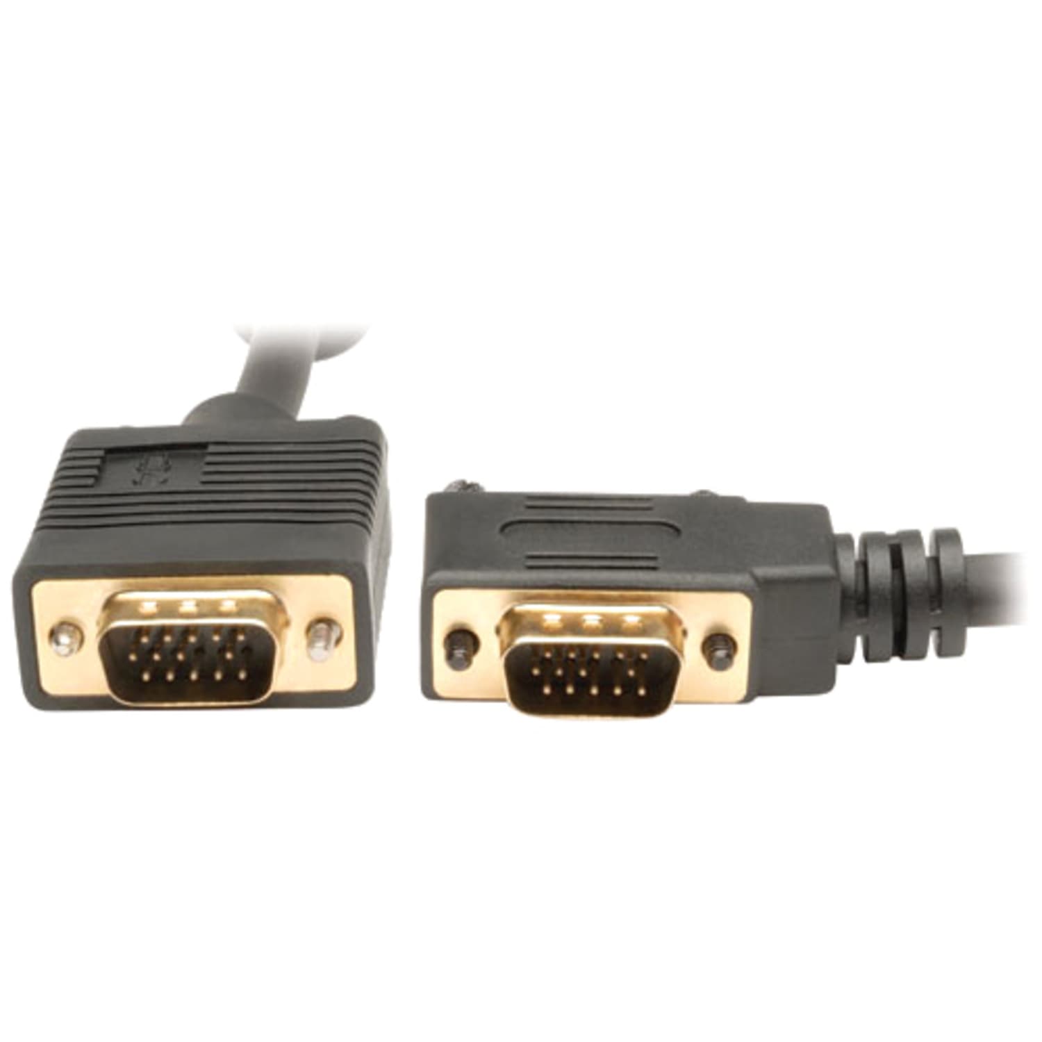 Eaton Tripp Lite Series VGA High-Resolution RGB Coaxial Cable (HD15 M/M), Right-Angle Connector, 3 ft. (0.91 m) - P502003RA - Image 3