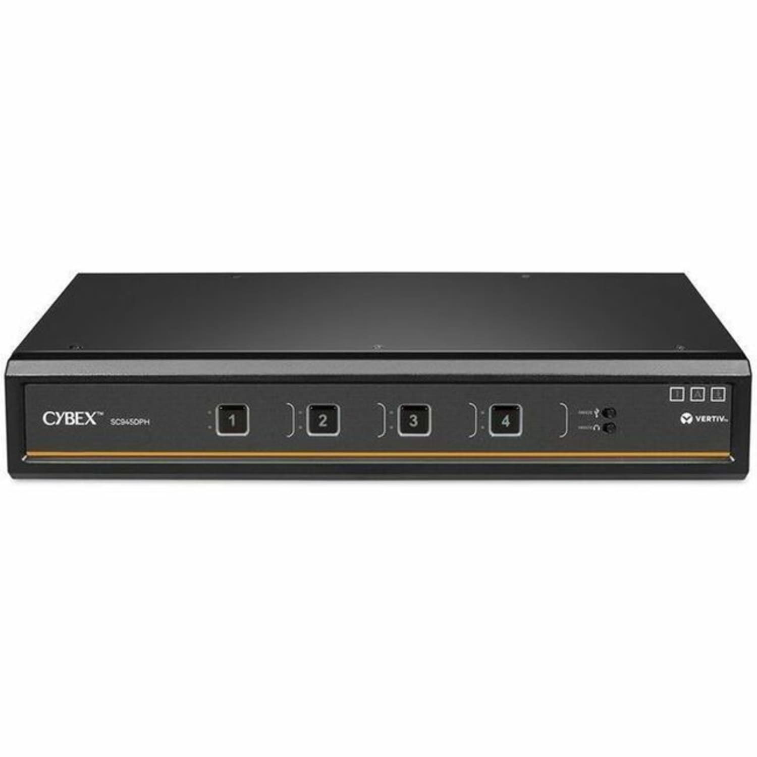 Vertiv Cybex SC900 Secure KVM | Dual Head | 4 Port Universal and DPP | NIAP version 4.0 Certified - Secure Desktop KVM Switches - SC945DPH400