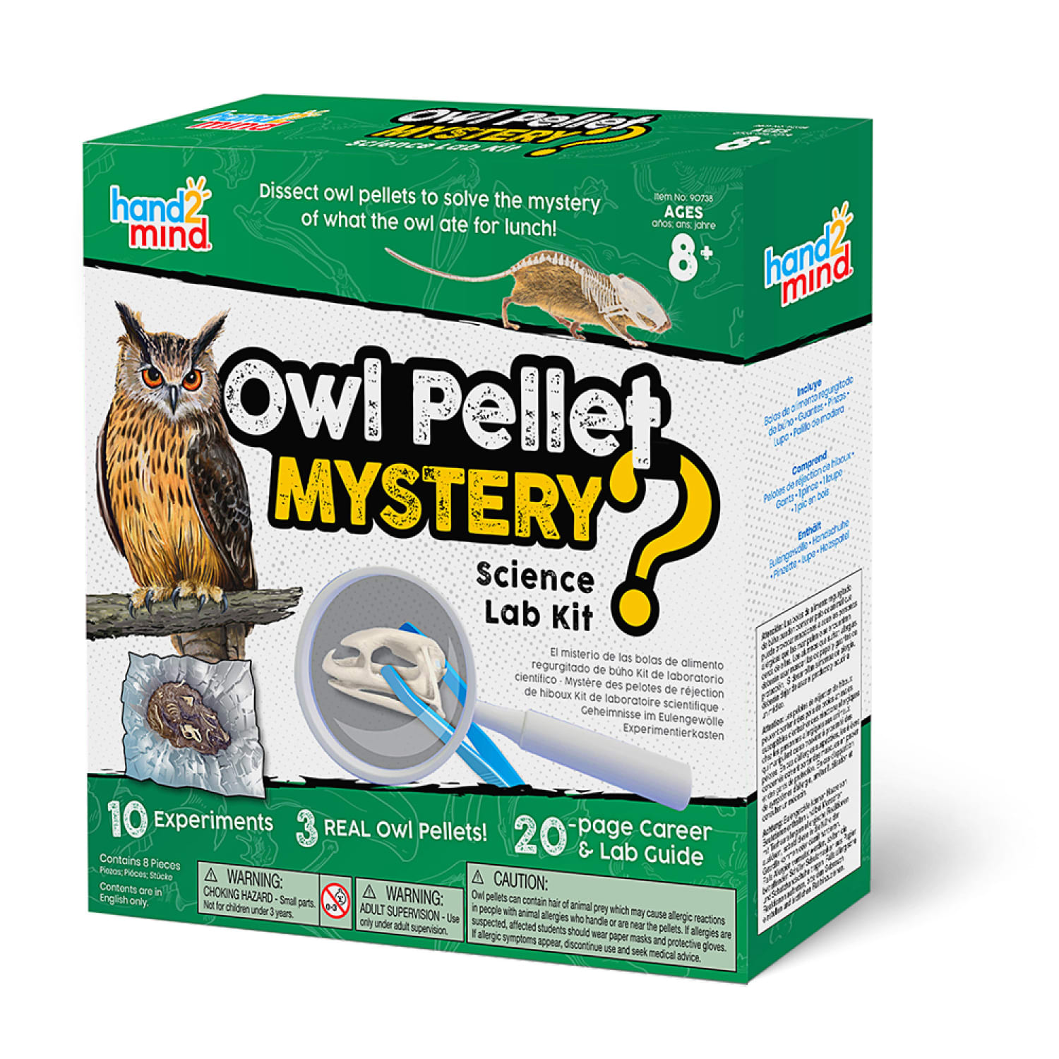 Hand2Mind Owl Pellet Mystery Science Lab Kit - Image 3