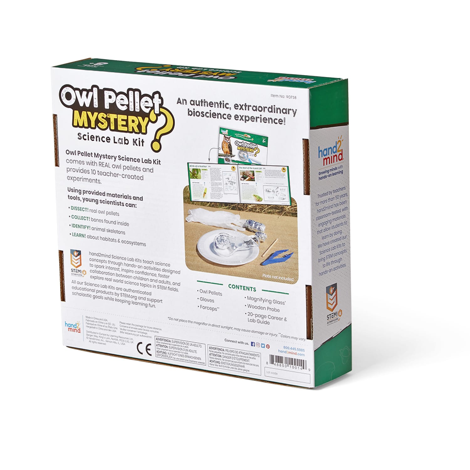 Hand2Mind Owl Pellet Mystery Science Lab Kit - Image 5
