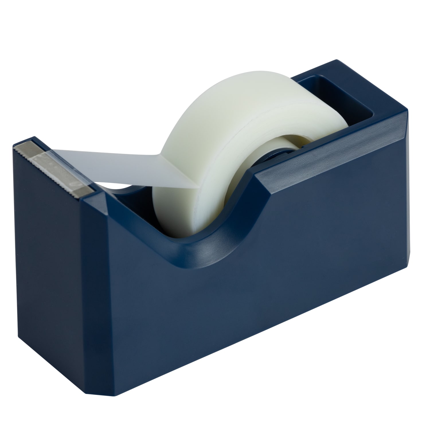 JAM Paper 2-Piece Office And Desk Set, 1 Stapler & 1 Tape Dispenser, Navy Blue - Image 6
