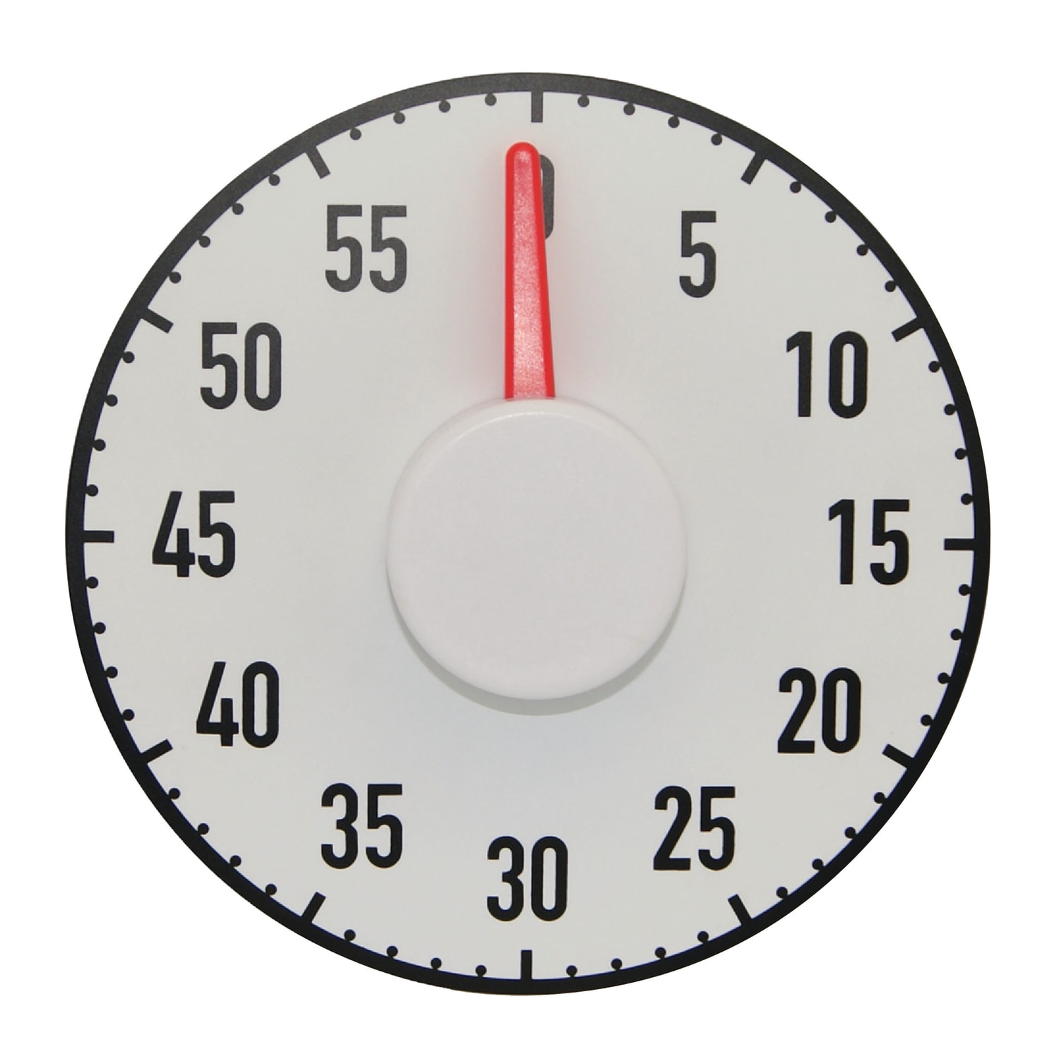 Ashley Productions The Big Timer, Black/White/Red, Pack Of 2