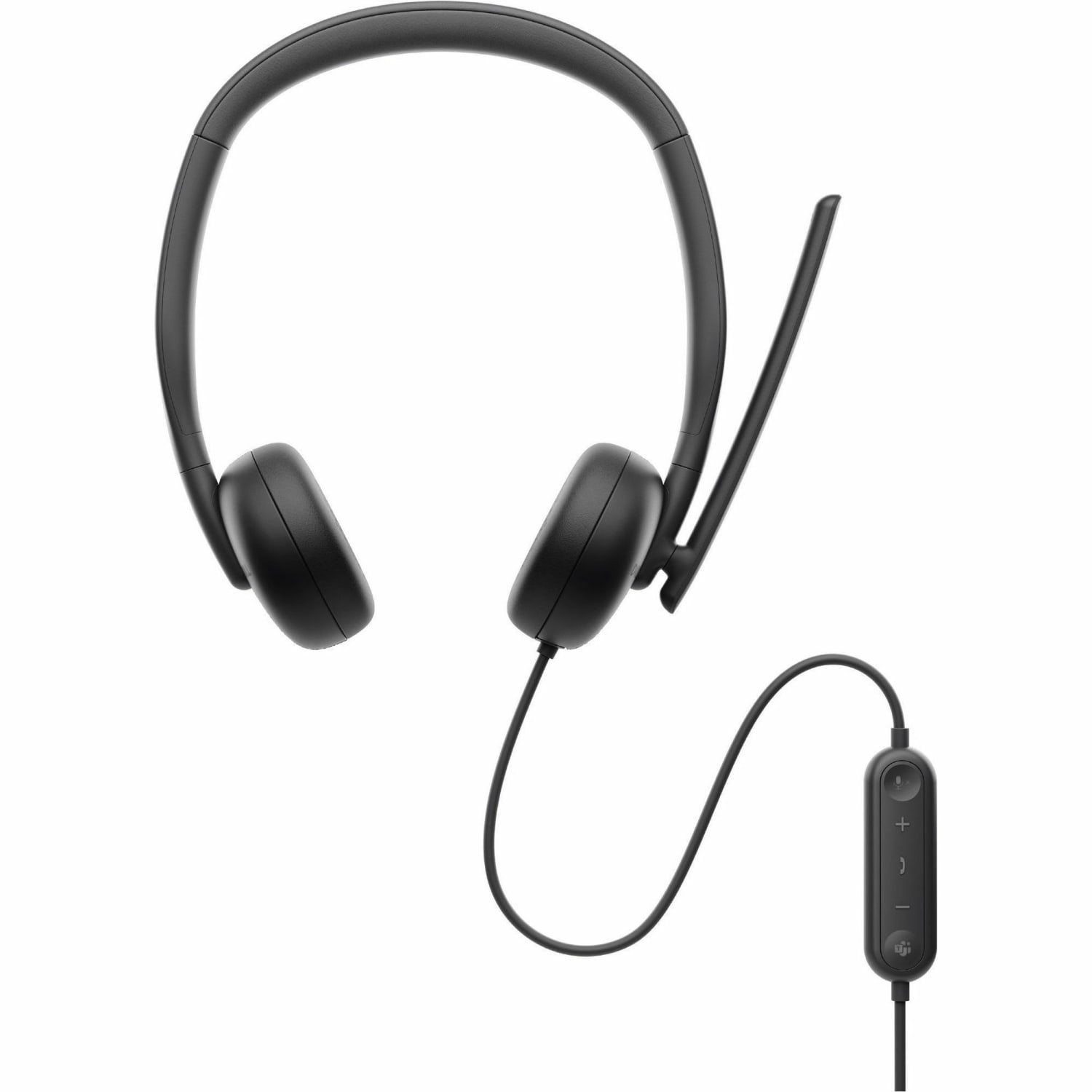 Dell Wired Headset - WH3024 - Microsoft Teams Certification - Stereo - USB Type C - Wired - 20 Hz to 20 kHz - WH3024DWW - Image 3